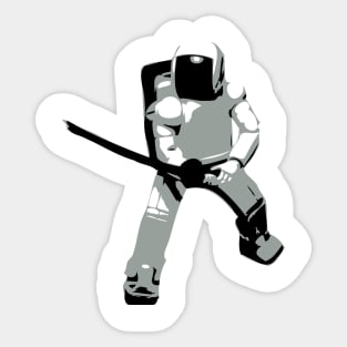 Samurai Robot Warrior Sticker